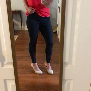 Black high waisted stretchy dress pants